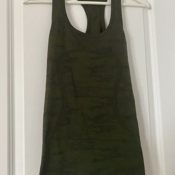 New Lululemon Swiftly Tech Racerback
Dark Olive / Brave Olive / Black Ca… - Picture 4 of 5